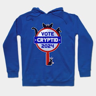 Vote Cryptid - outline version Hoodie